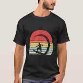  Retro Surfer Wave Surfen Surf Strand T-shirt (Voorkant)