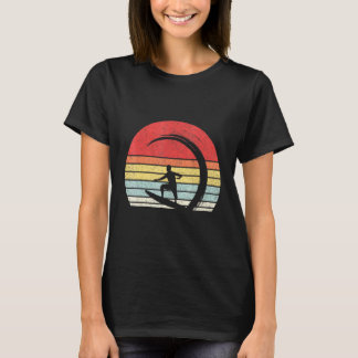 Retro Surfer Wave Surfen Surf Strand T-shirt
