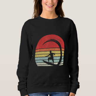 Retro Surfer Wave Surfen Surf Strand Trui