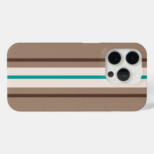 Retro Surfing Stripes Patroon Case-Mate iPhone Case (Achterkant (horizontaal))