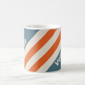 Retro Surfside Strepen met Naam Koffiemok (Center)