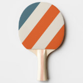 Retro Surfside Vette Strepen Tafeltennisbatje (Achterkant)