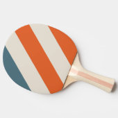 Retro Surfside Vette Strepen Tafeltennisbatje (Zijkant)