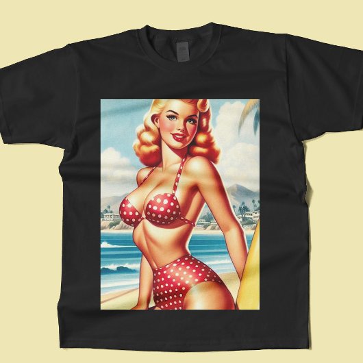Retro Surven pin-up T-shirt