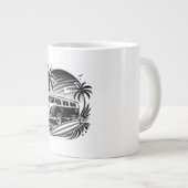 Retro Surven Van & Palm Trees Design Specialty Mok (Voorkant rechts)