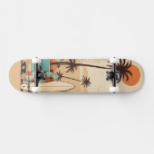 Retro Surven Vibes Skateboard (Horizontaal)