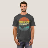 Retro Sushi Roll Sashimi Lover Funny Japans T-shirt (Voorkant volledig)