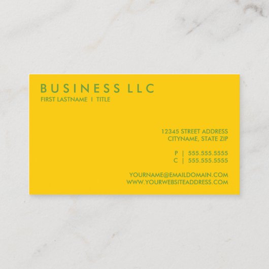 retro SUSHI Visitekaartje (Achterkant)