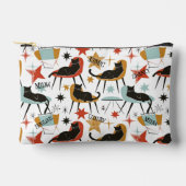 Retro Swanky Black Cat in Atomic MCM Accessory Bag Etui (Voorkant)