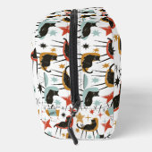 Retro Swanky Black Cat in Atomic MCM Toiletry Bag Toilettasje (Rechts)