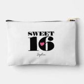 Retro Sweet 16 Verjaardag Gepersonaliseerde naam W Etui (Achterkant)