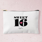 Retro Sweet 16 Verjaardag Gepersonaliseerde naam W Etui