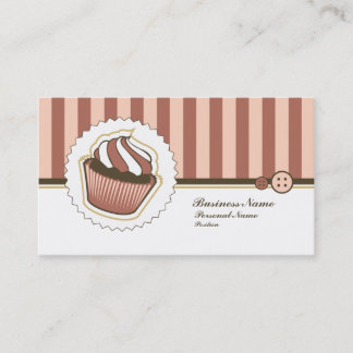 Retro Sweet Cupcake Visitekaartje