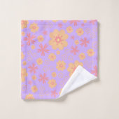 Retro Sweet Floral Pattern Bath Towel Set Bad Handdoek (Wasdoekje)