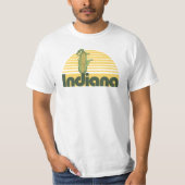 Retro Sweet Home Indiana T-shirt (Voorkant)
