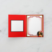 Retro Sweet maar Twisted Christmas Pinup Bedankkaart (Binnen)