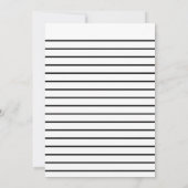 Retro Sweet maar Twisted Christmas Pinup Bedankkaart (Achterkant)