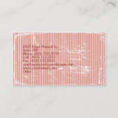  Retro Sweet Snoep Bakery Bar — Profielkaart Visitekaartje (Achterkant)