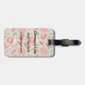 Retro Sweets Bagagelabel (Achterkant horizontaal)