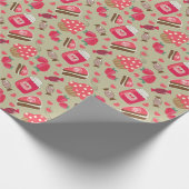 Retro Sweets Cadeaupapier (Hoek)