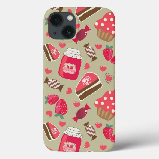 Retro Sweets Case-Mate iPhone Case (Achterkant)