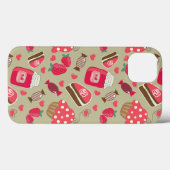 Retro Sweets Case-Mate iPhone Case (Achterkant (horizontaal))