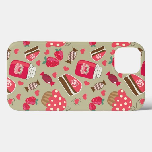 Retro Sweets Case-Mate iPhone Case (Achterkant (horizontaal))