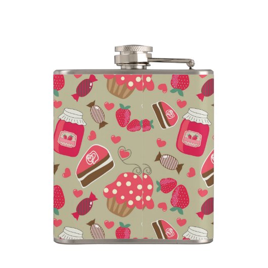 Retro Sweets Heupfles (Achterkant)