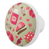 Retro Sweets Keramische Knop (Rechts)