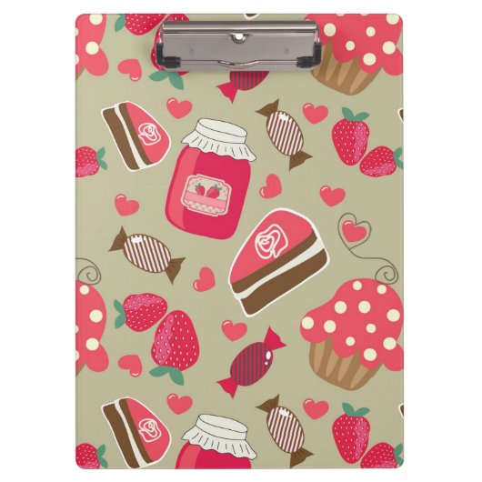 Retro Sweets Klembord (Voorkant)