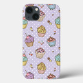 Retro Sweets Pattern Case-Mate iPhone Case (Achterkant)