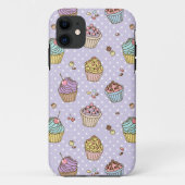 Retro Sweets Pattern Case-Mate iPhone Case (Achterkant)