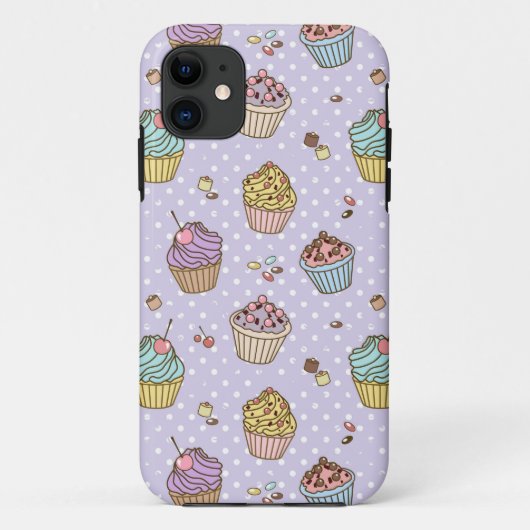 Retro Sweets Pattern Case-Mate iPhone Case (Achterkant)