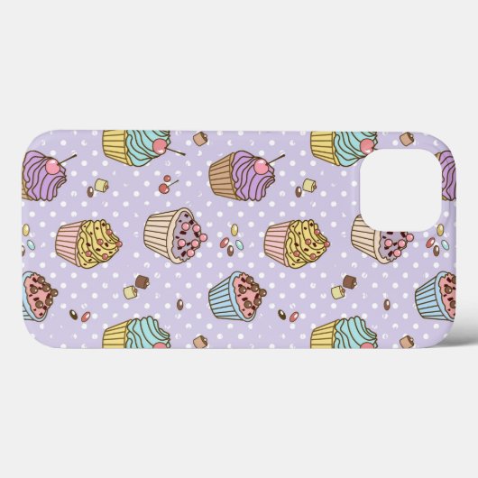 Retro Sweets Pattern Case-Mate iPhone Case (Achterkant (horizontaal))