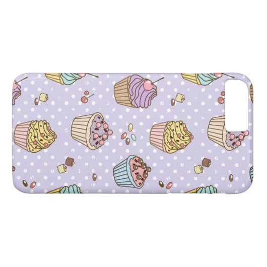 Retro Sweets Pattern Case-Mate iPhone Case (Achterkant (Horizontaal))