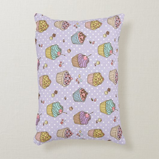 Retro Sweets Pattern Decoratief Kussen (Voorkant(Verticaal))