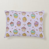 Retro Sweets Pattern Decoratief Kussen (Achterkant)
