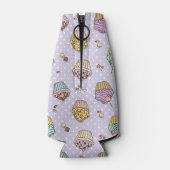 Retro Sweets Pattern Flesjeskoeler (Achterkant)