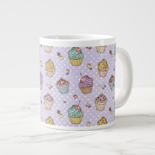 Retro Sweets Pattern Grote Koffiekop