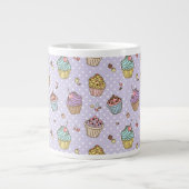 Retro Sweets Pattern Grote Koffiekop (Voorkant)