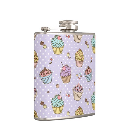 Retro Sweets Pattern Heupfles (Rechts)