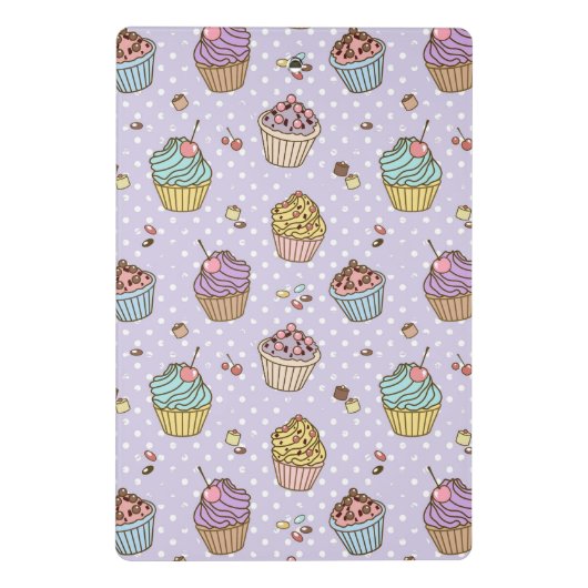 Retro Sweets Pattern Mini Klembord (Achterkant)