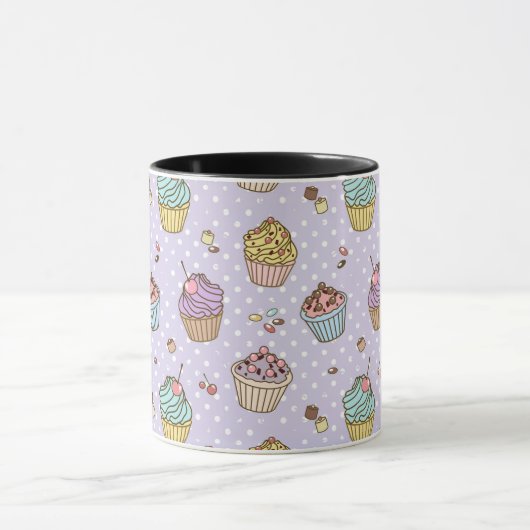 Retro Sweets Pattern Mok (Midden)