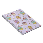 Retro Sweets Pattern Notitieboek (Rechterzijde)