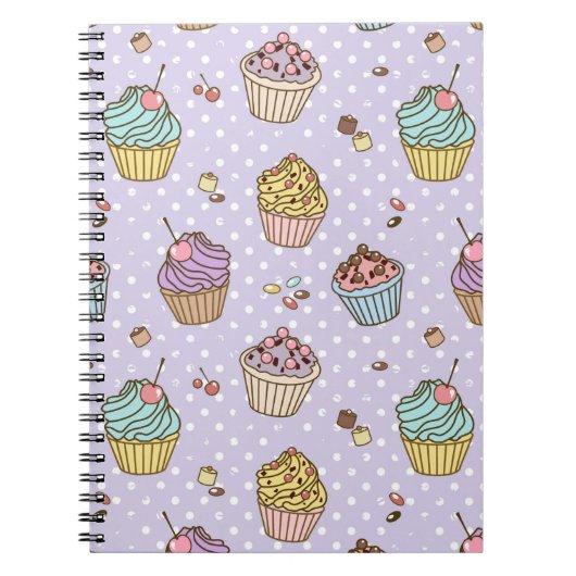 Retro Sweets Pattern Notitieboek (Voorkant)