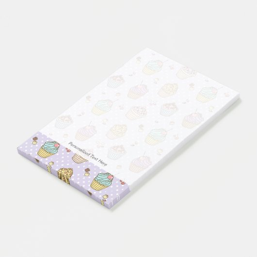 Retro Sweets Pattern Post-it® Notes (Schuin)