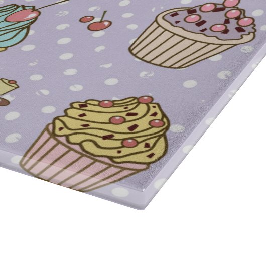 Retro Sweets Pattern Snijplank (Hoek)