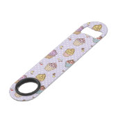 Retro Sweets Pattern Speed Flessenopener (Achterkant Gekanteld)