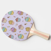 Retro Sweets Pattern Tafeltennisbatje (Zijkant)