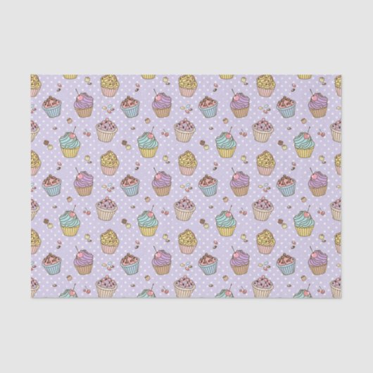 Retro Sweets Pattern Tissuepapier (Voorkant)